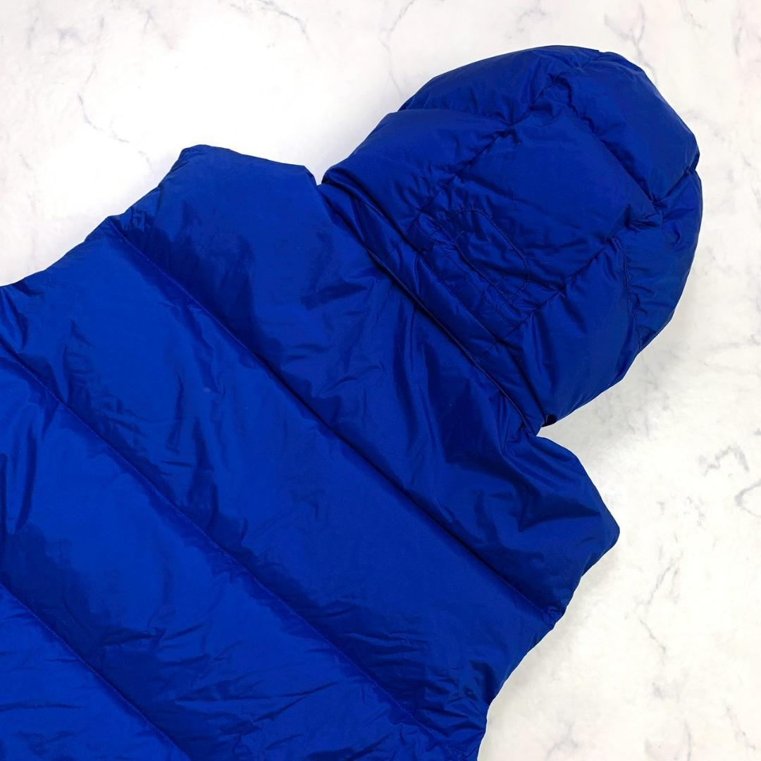 ポロラルフローレン ダウンベスト ビッグポニー 星条旗ワッペン 青 L　D863