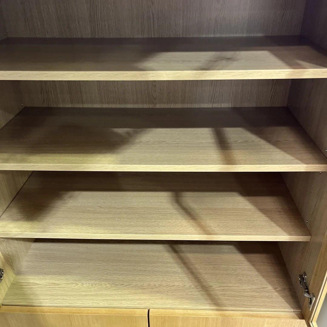【MUJI 無印良品】◇◆食器棚◆◇木製◆◇耐震ラッチ付き◆◇タモ材