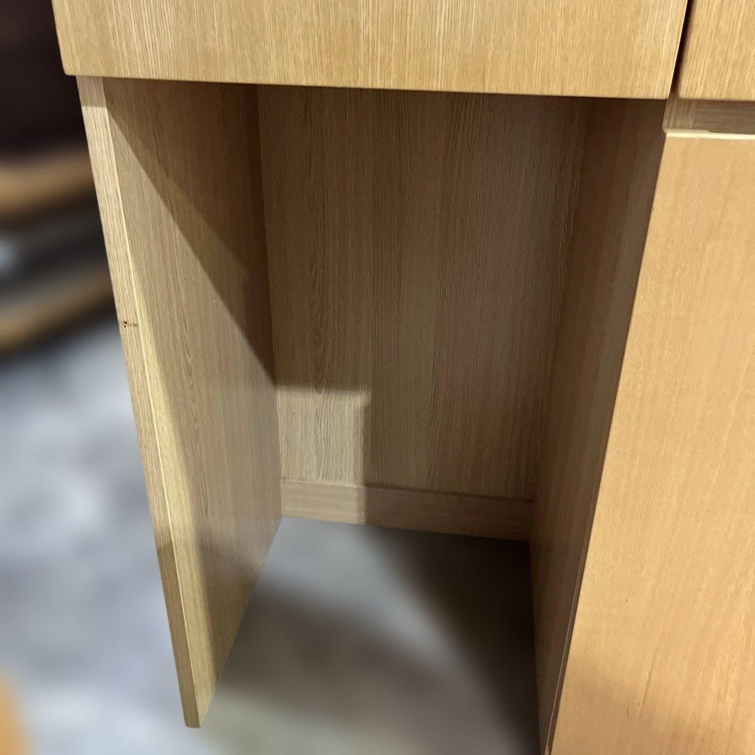 【MUJI 無印良品】◇◆食器棚◆◇木製◆◇耐震ラッチ付き◆◇タモ材