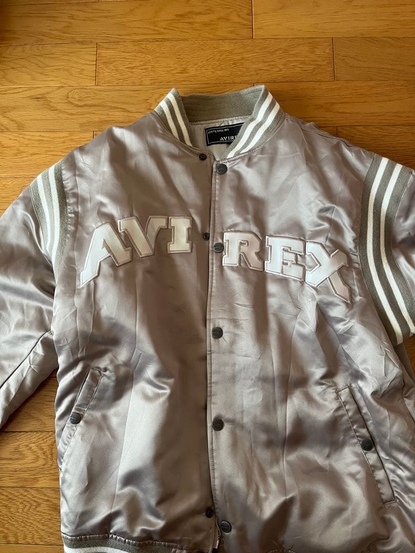 AVIREX 2XL サテンジャケット