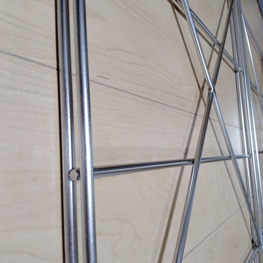 MUJI 無印良品 ステンレスユニットシェルフ デスク 120 × 52