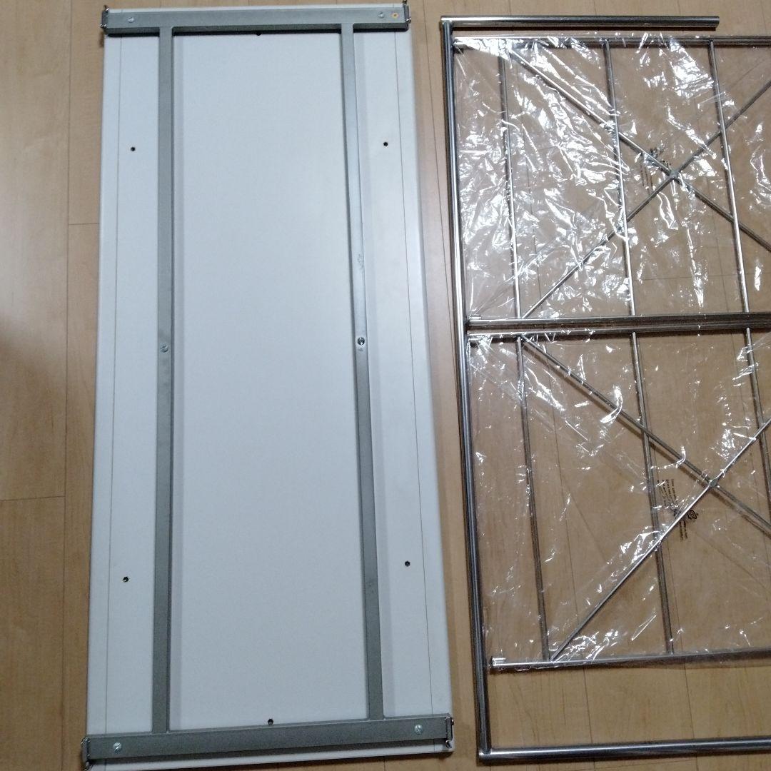 MUJI 無印良品 ステンレスユニットシェルフ デスク 120 × 52