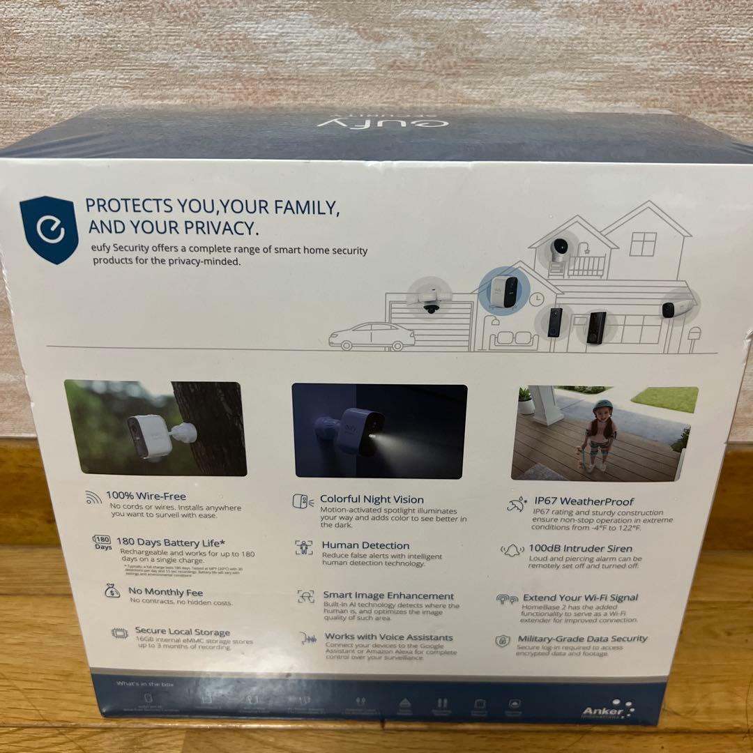 新品未開封　eufyCam 1-Cam Kit 防犯カメラ by Anker