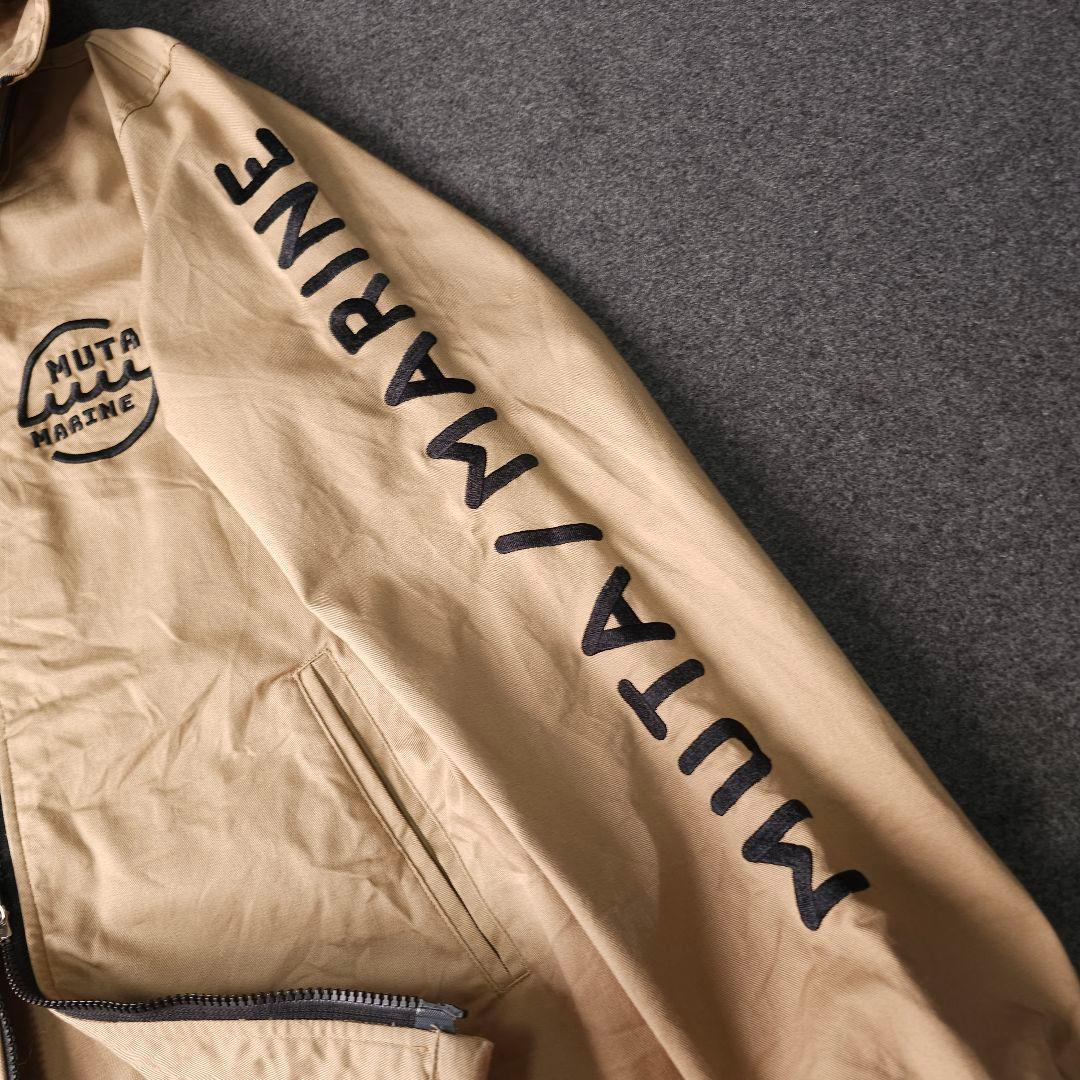 【ムータマリンゴルフ】ビッグロゴ 袖ロゴ 長袖ブルゾンジャケット パーカー 5