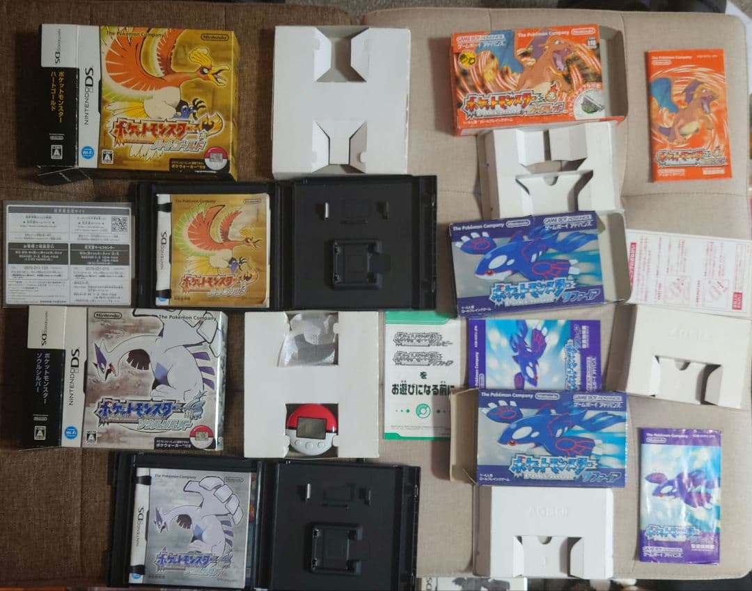 ニ*ュ様 【⚠空箱⚠】ポケモン ゲームソフト 空箱 説明書等【⚠空箱⚠】
