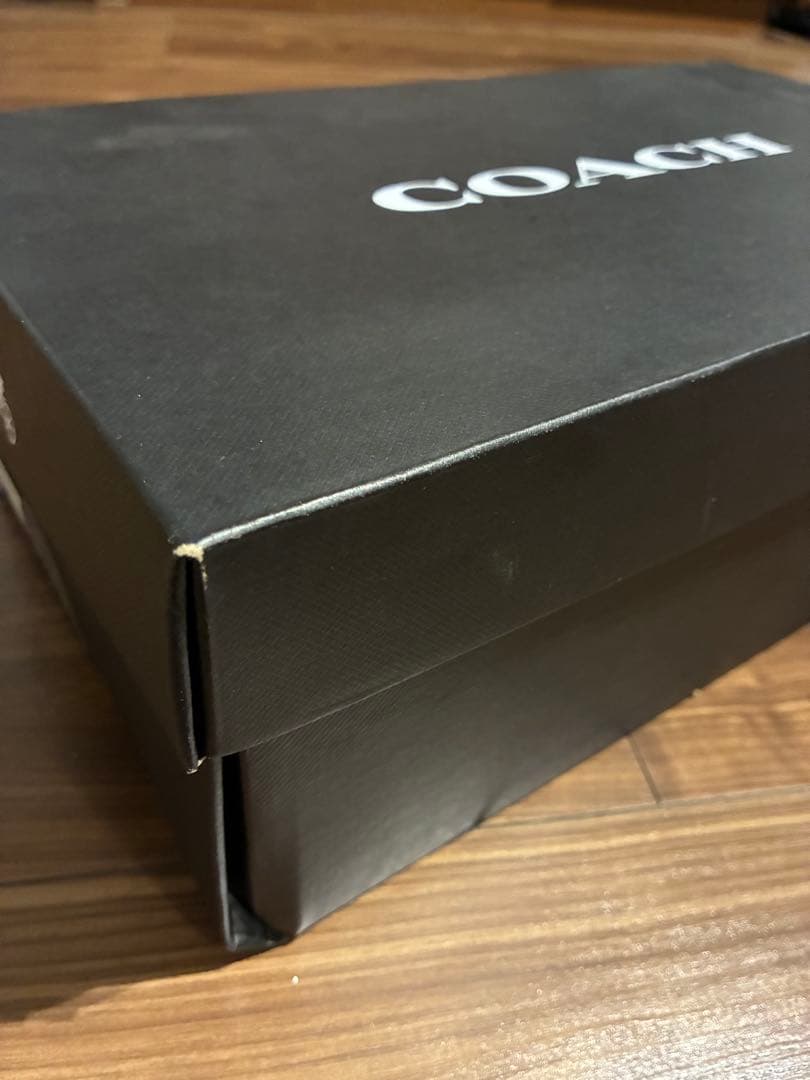 【美品】コーチ シボ革 プレーントゥ グラハムダービーシューズ 26cm 茶