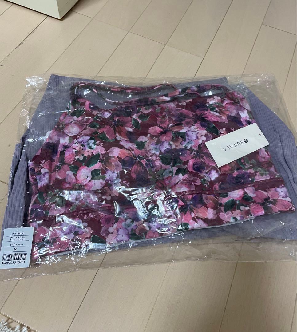 【SUKALA】フルオブフラワーセパレートタンク　新品未使用品 タグ付き