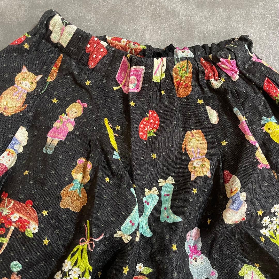 美品 yukiemon ユキエモン 人気テキスタイル ショート パンツ FREE