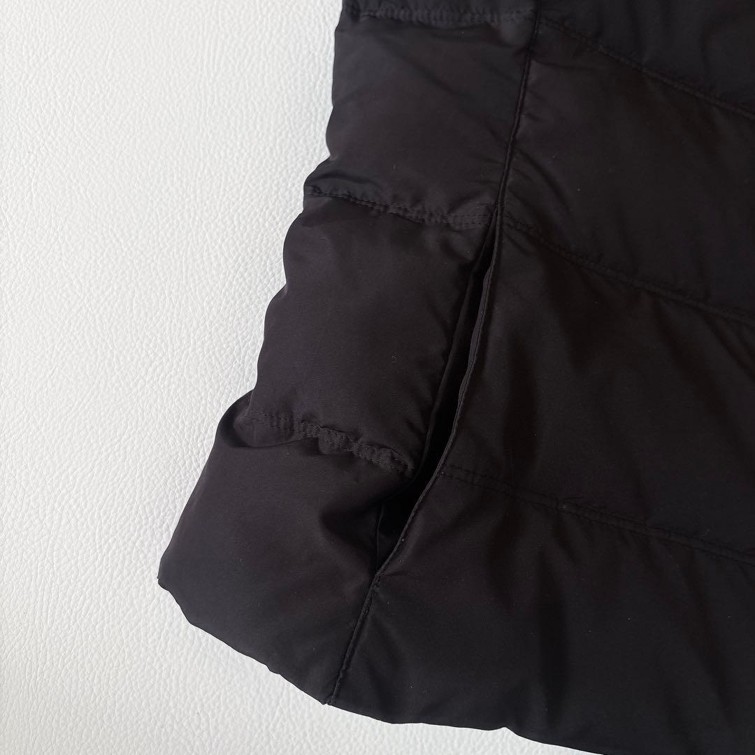 【定番】エムズグレイシー ダウンベスト ブラック40 ダブルジップ