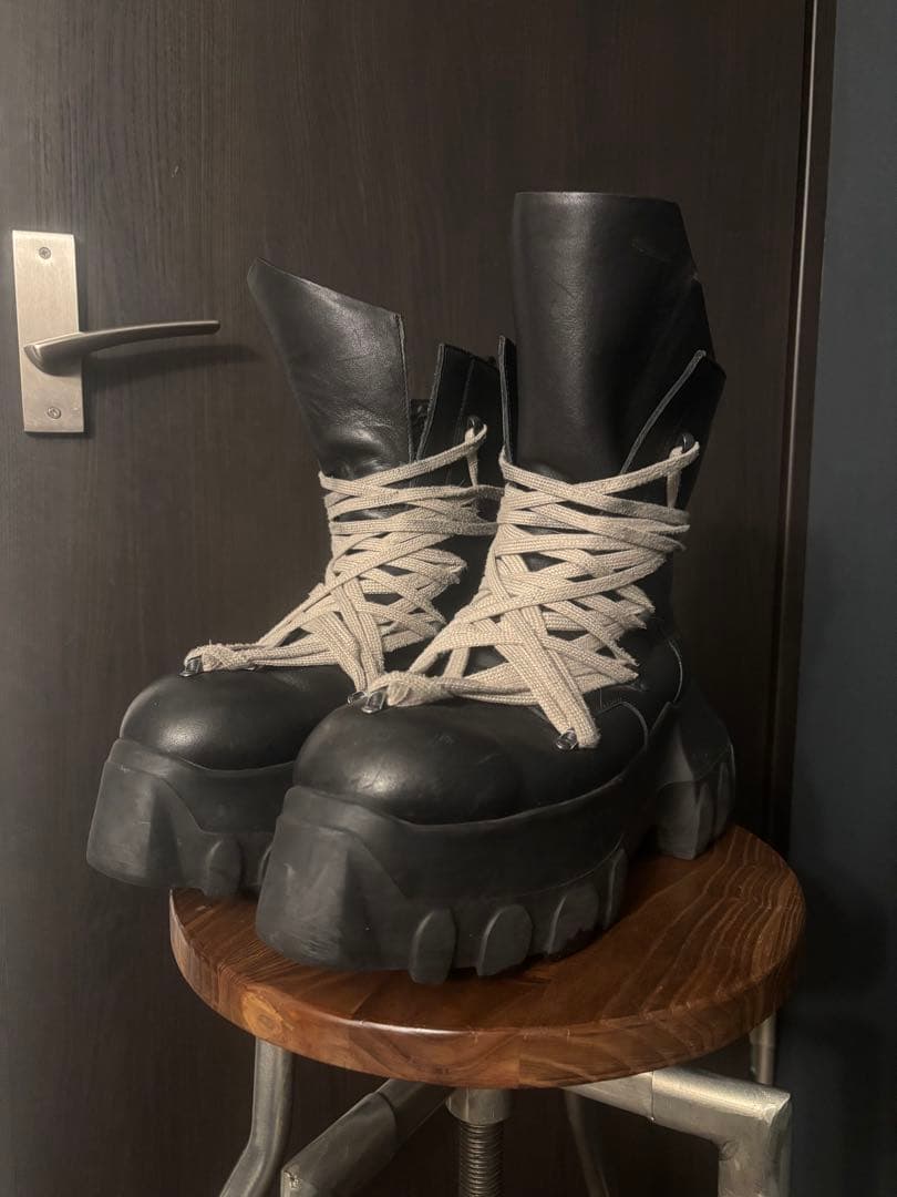 靴 rick owens mega tracktor mega lace