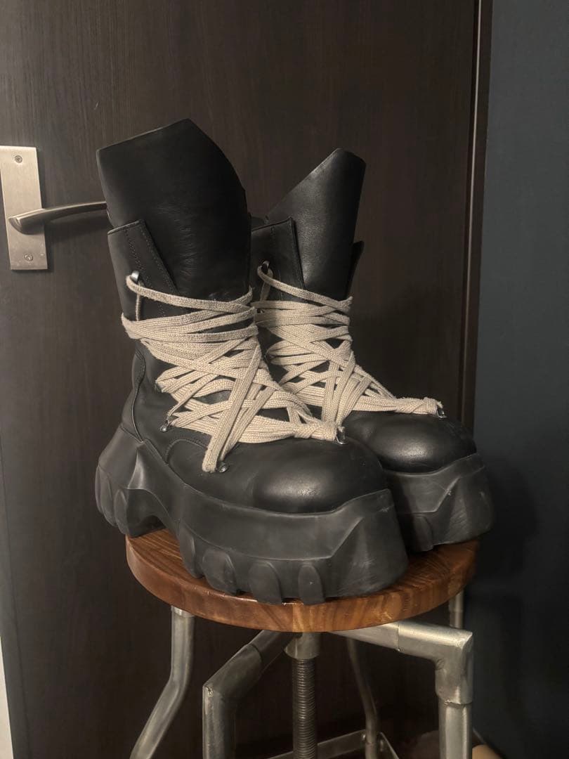 靴 rick owens mega tracktor mega lace