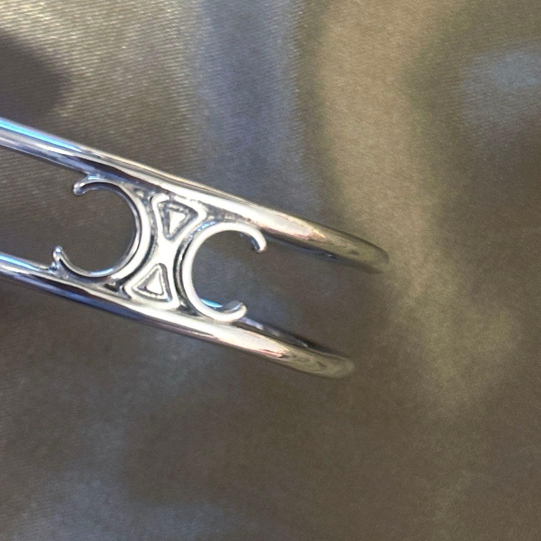 【美品】CELINE セリーヌ バングル シルバー ユニセックス