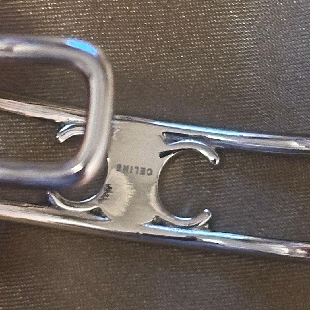 【美品】CELINE セリーヌ バングル シルバー ユニセックス