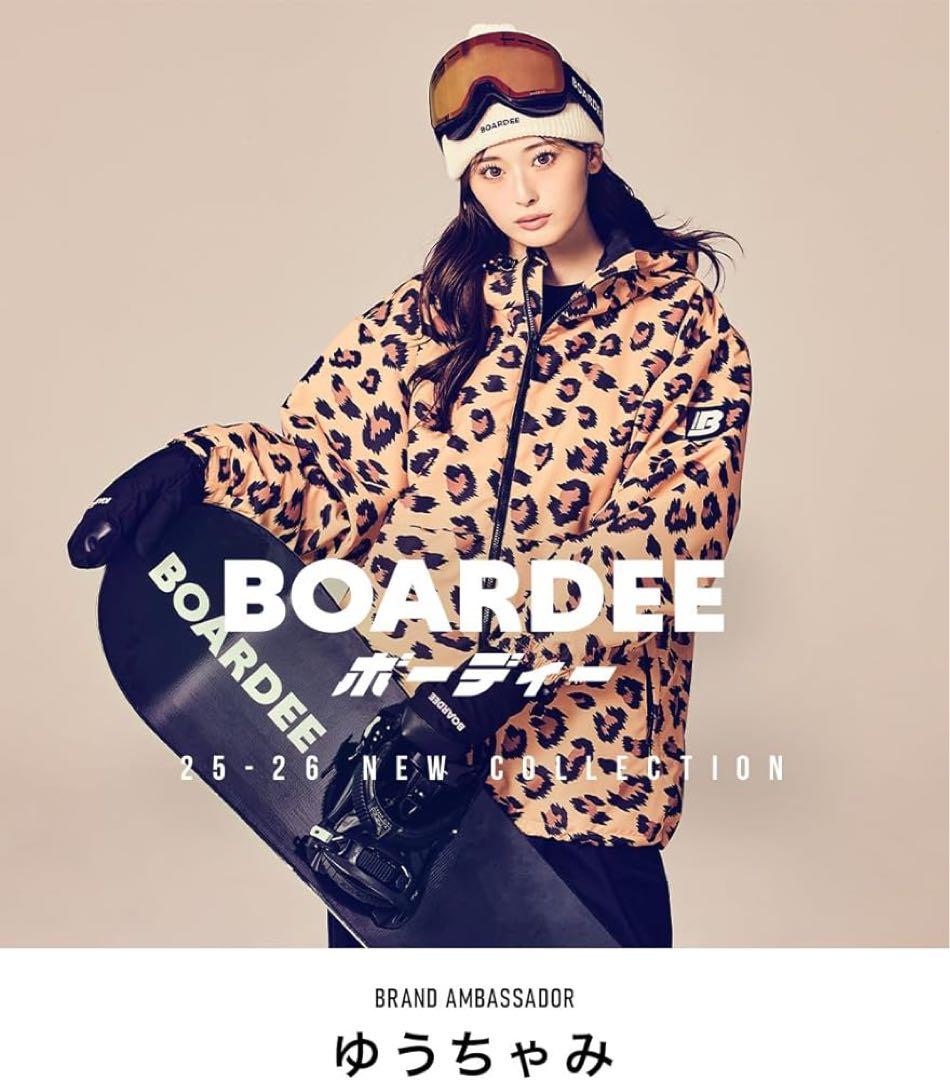 BOARDDEE ヒョウ柄 スノーボードジャケット