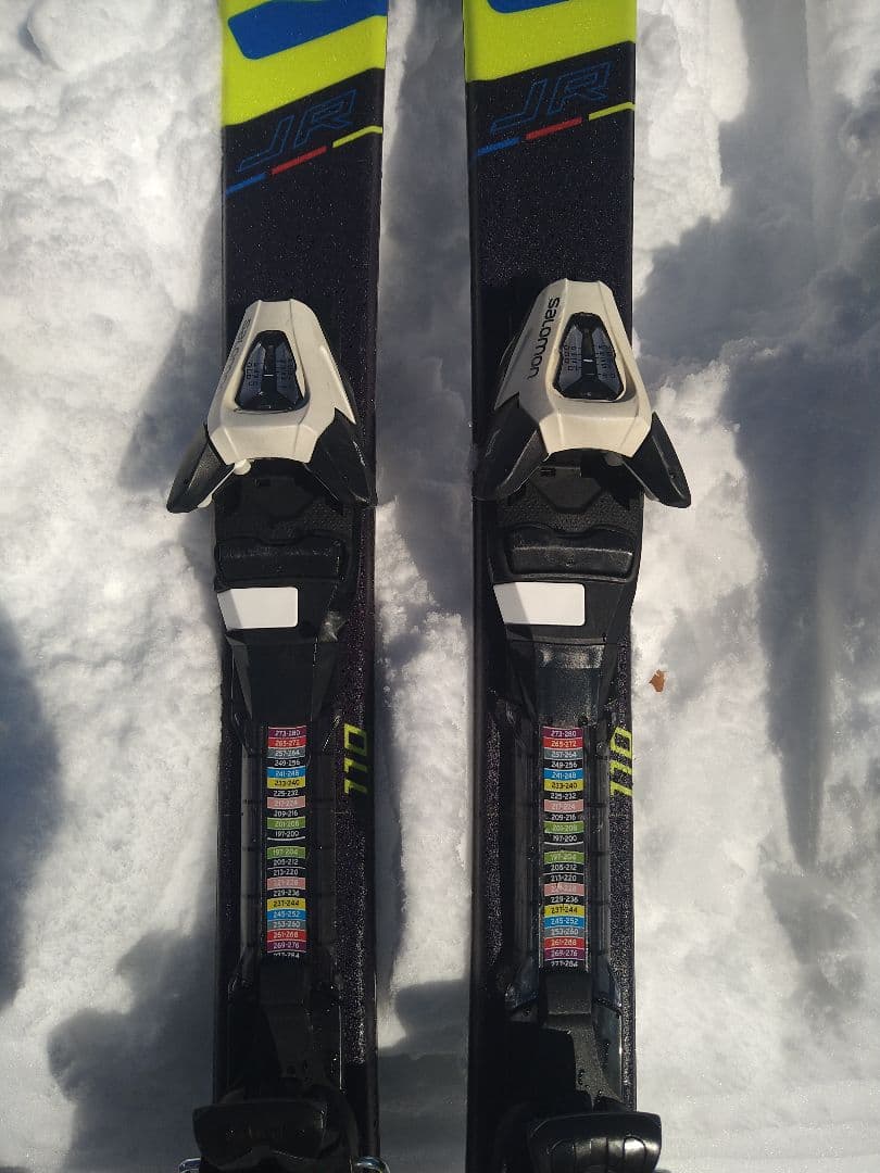 Salomon ジュニアスキー 110センチ　スキー板 調整可能ビンディング