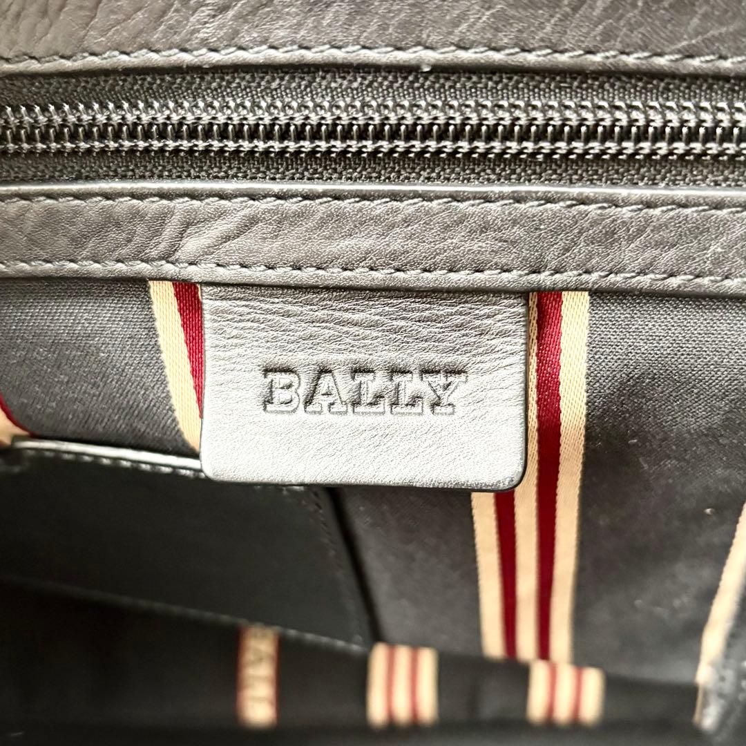 【美品】BALLY ボストンバッグ レザー トレインスポッティング レザー 黒