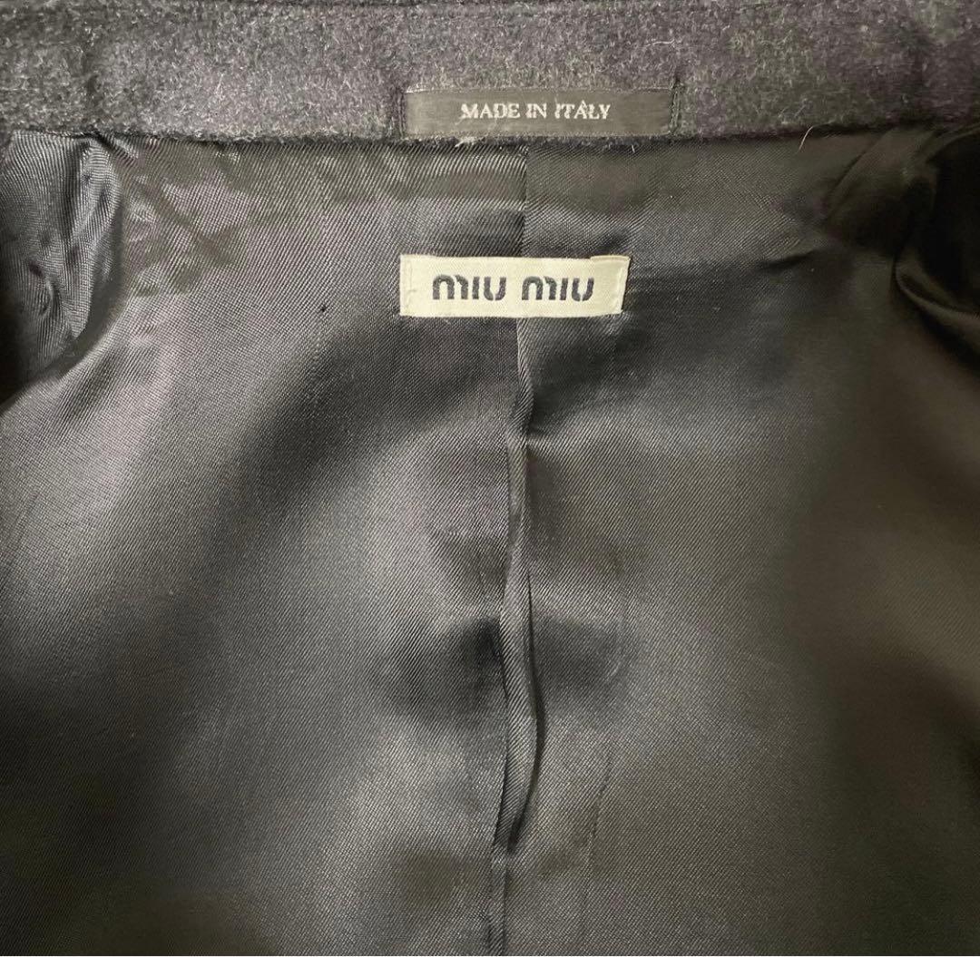 MIUMIU 06 archive Wool Coat IT38 ミュウミュウ