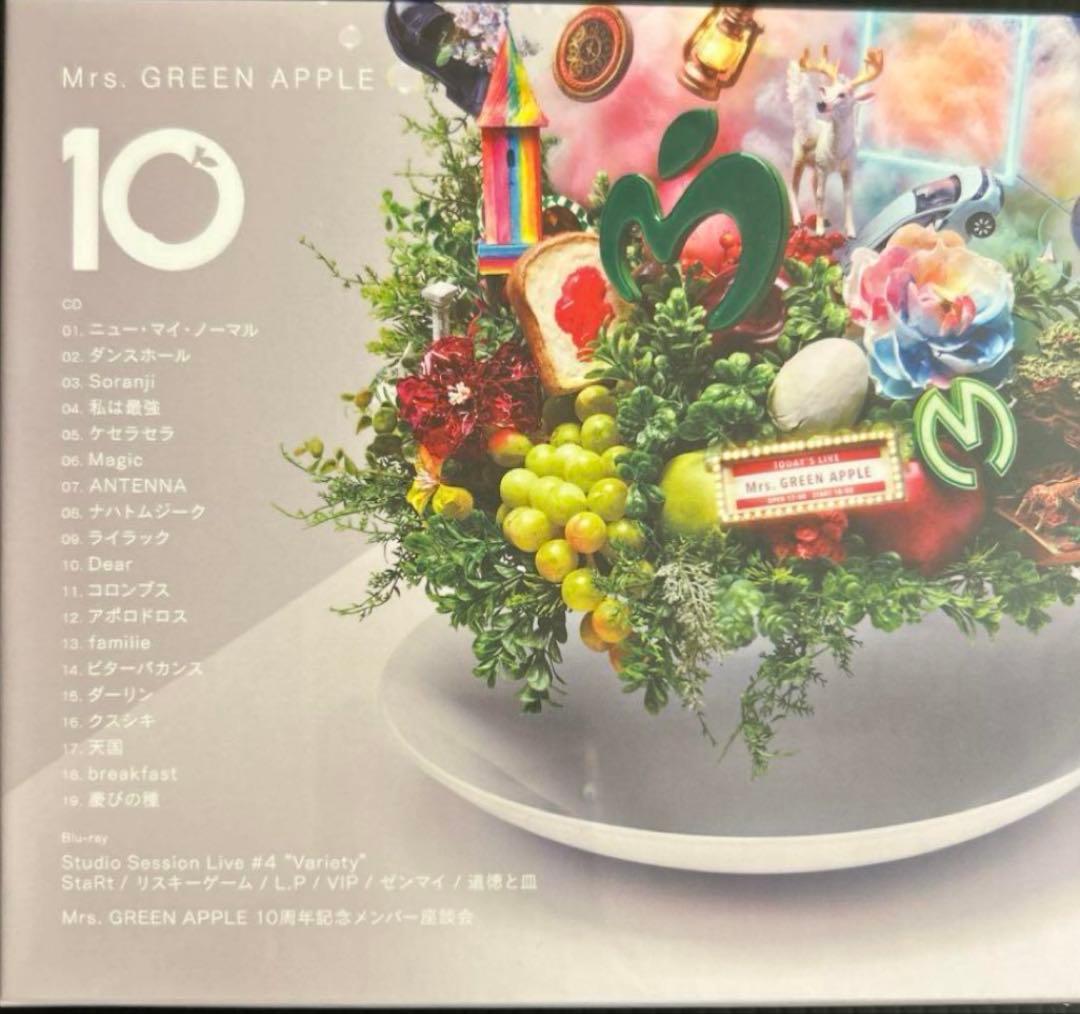 初回限定盤　Mrs. GREEN APPLE10 CD．Blu-ray