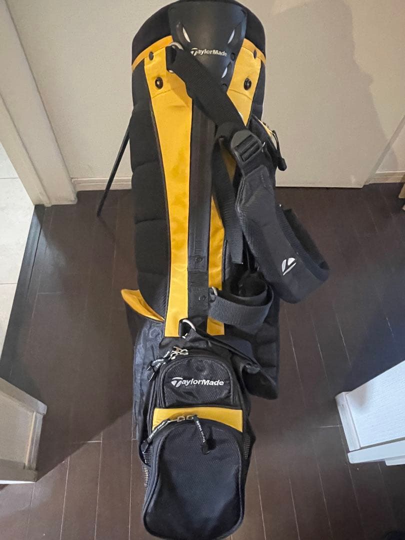TaylorMade キャディバッグ 黒/黄色 中古