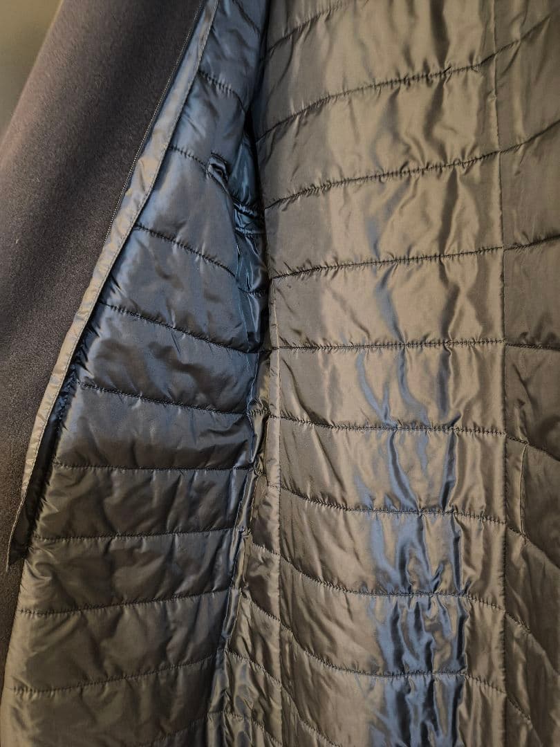 【美品】定価30万 HERNO 撥水カシミア チェスターコート 44