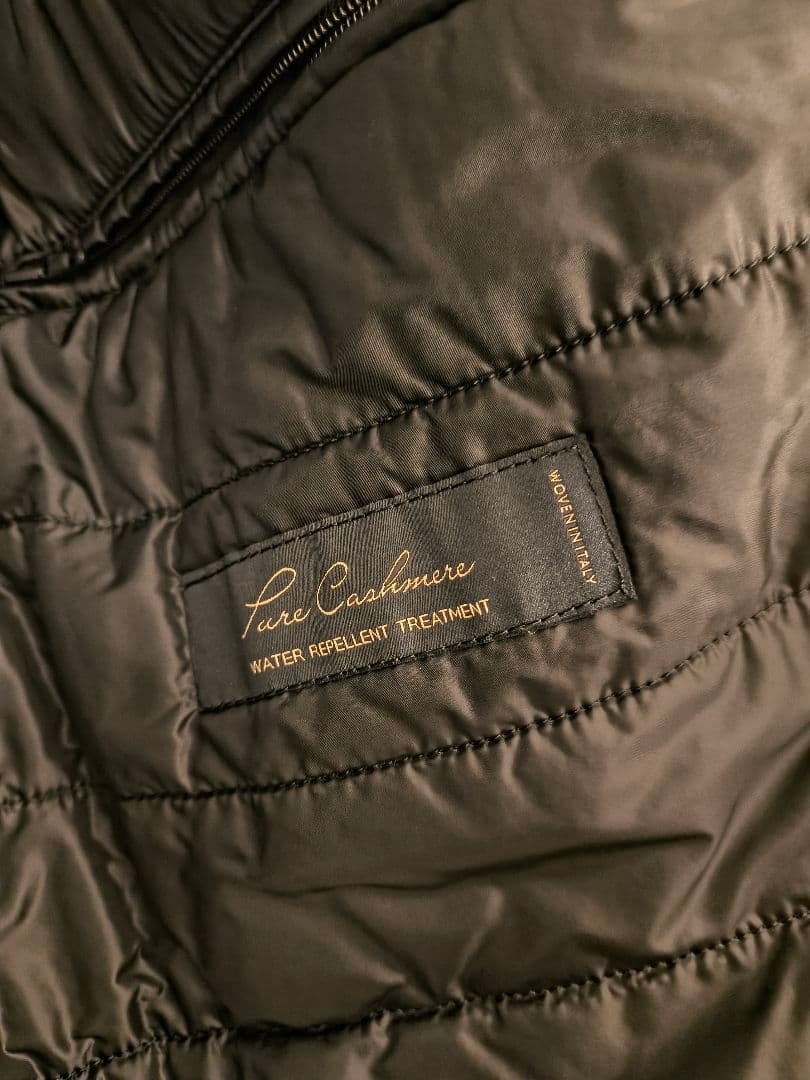 【美品】定価30万 HERNO 撥水カシミア チェスターコート 44