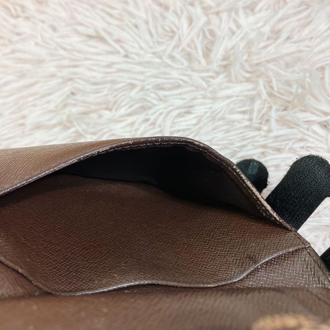 超美品 新型 ルイヴィトン ダミエ ポルト モネ ヴィエノワ がま口 折り財布