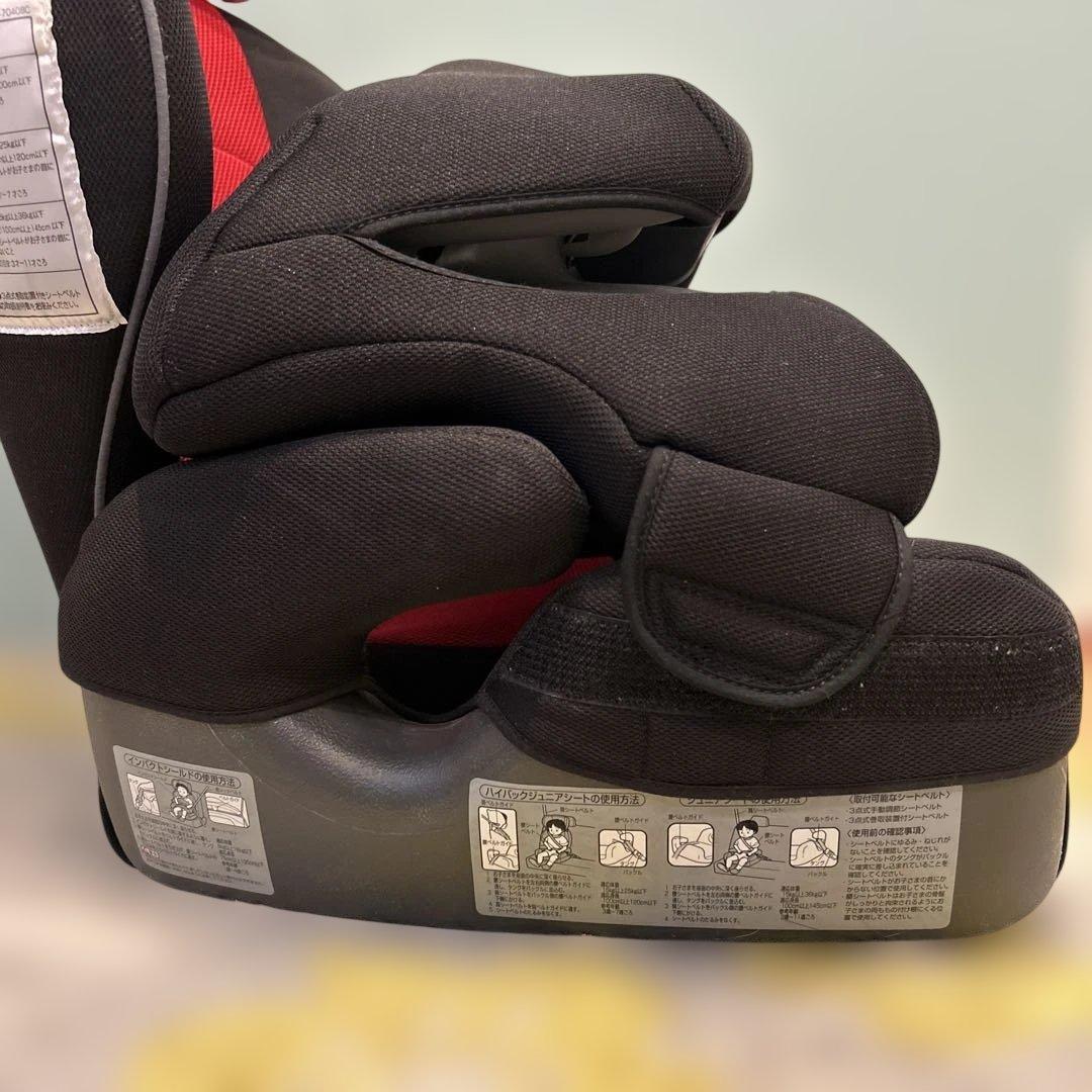 クリーニング済　綺麗　1〜11才　エールべべ　サラット3ステップⅡ　レッド黒