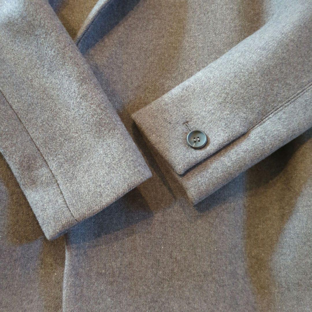 【美品】ザリラクス　メルトンチェスターコート　ウールロングコート　38サイズ