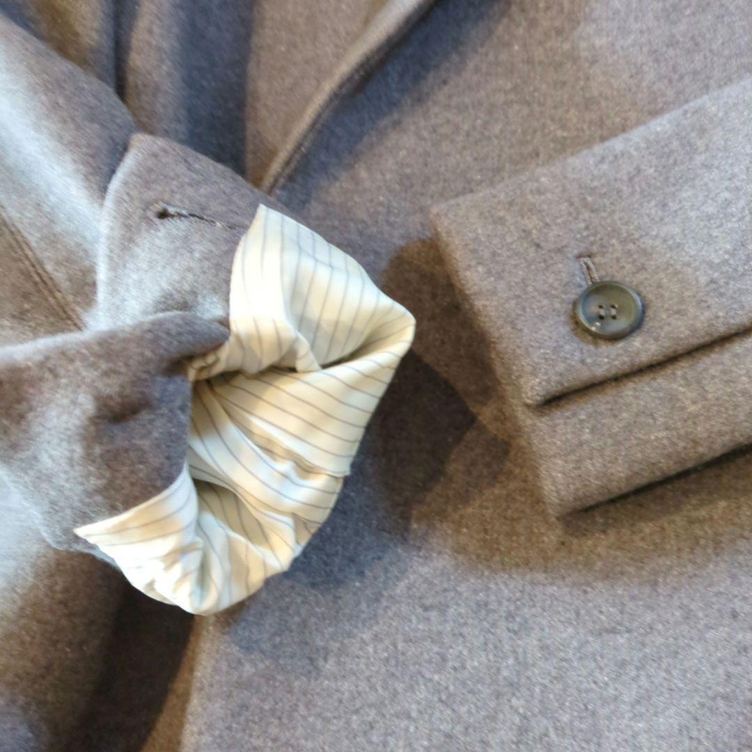 【美品】ザリラクス　メルトンチェスターコート　ウールロングコート　38サイズ