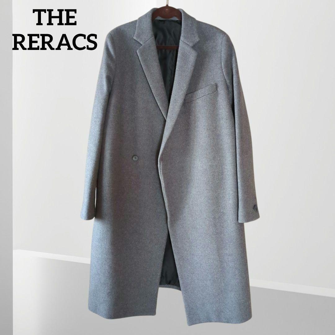 【美品】ザリラクス　メルトンチェスターコート　ウールロングコート　38サイズ