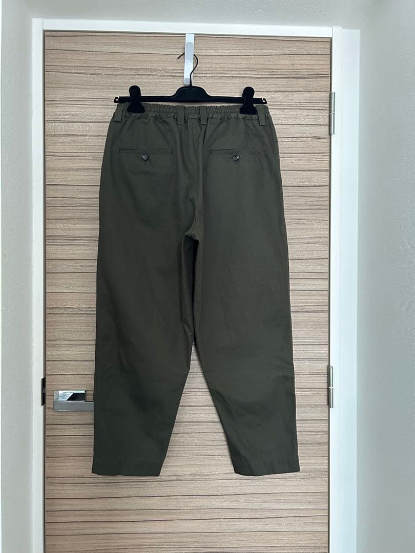 MARNI マルニ 定番クロップドテーパードパンツ　 オリーブグリーン 44