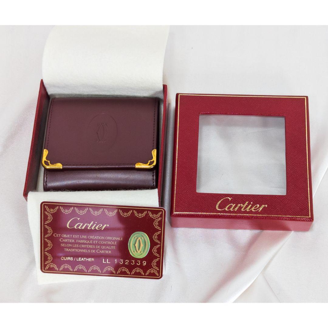 【未使用級】 Cartier マストライン ケース カード 箱付き