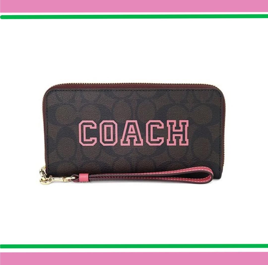 m*m様 【コーチ COACH】 コーチ ヴァーシティ シグネチャー ロング ジ