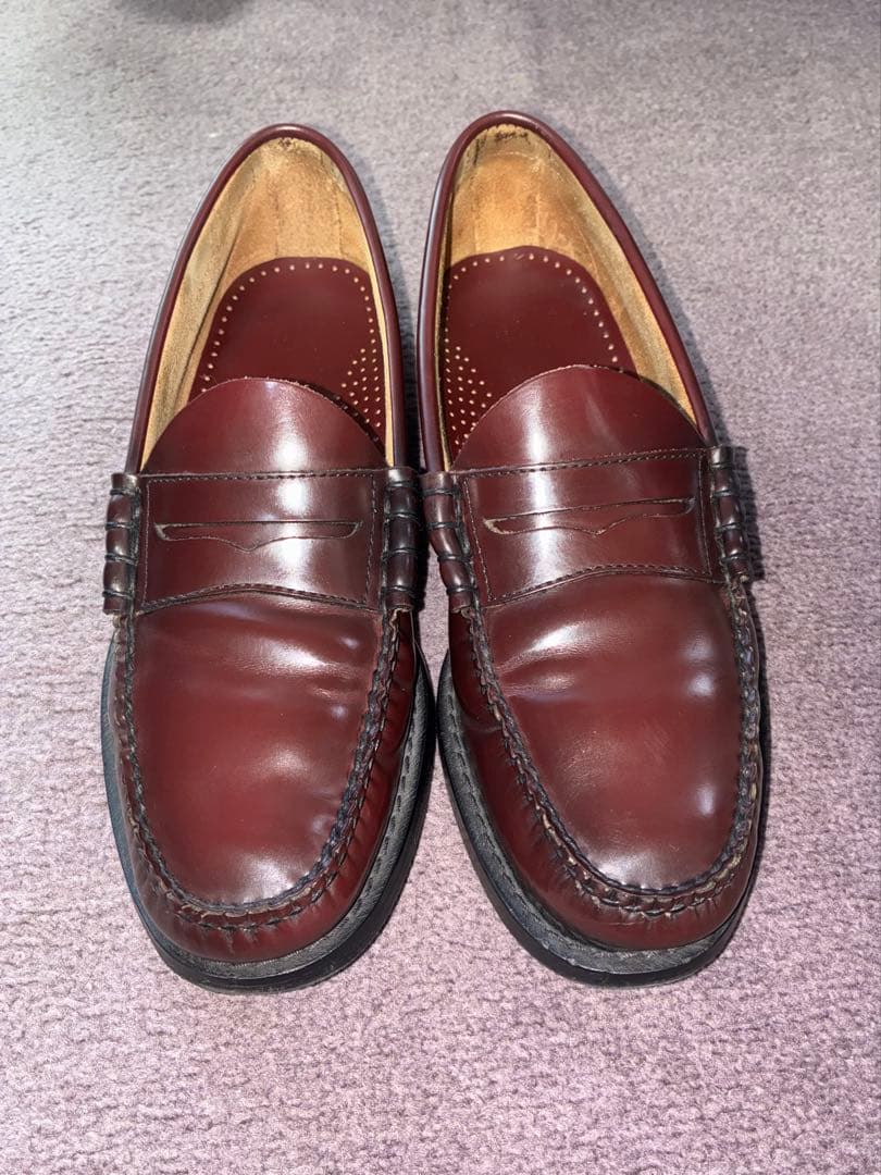 【値下相談可】GHBASS LARSON　バーガンディ US7.5 25.5cm