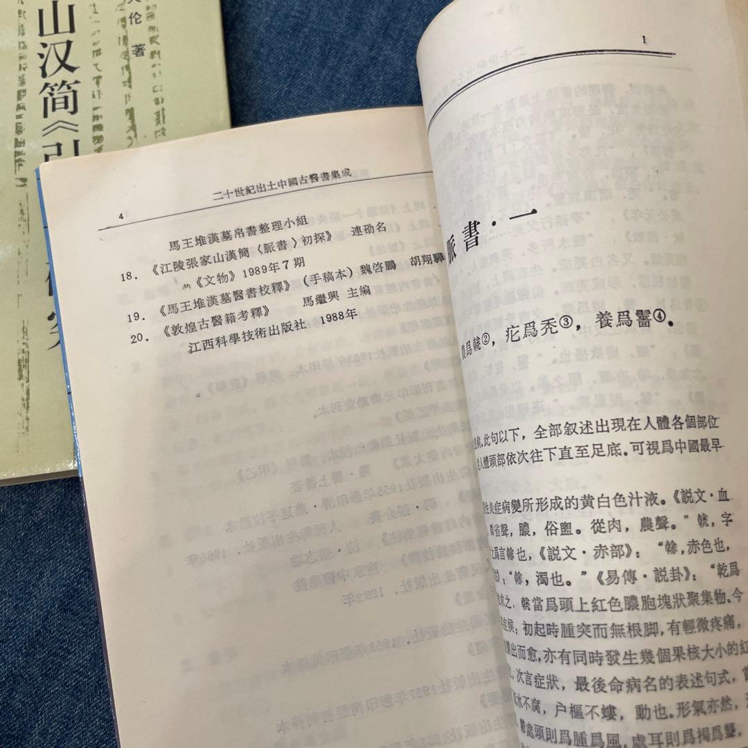 張家山　医書2冊セット