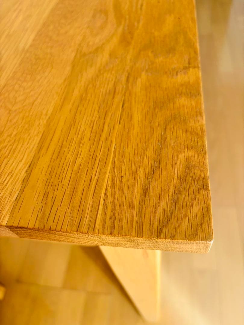 無印良品 オーク材 学習机 勉強机 デスク 廃盤 天然木