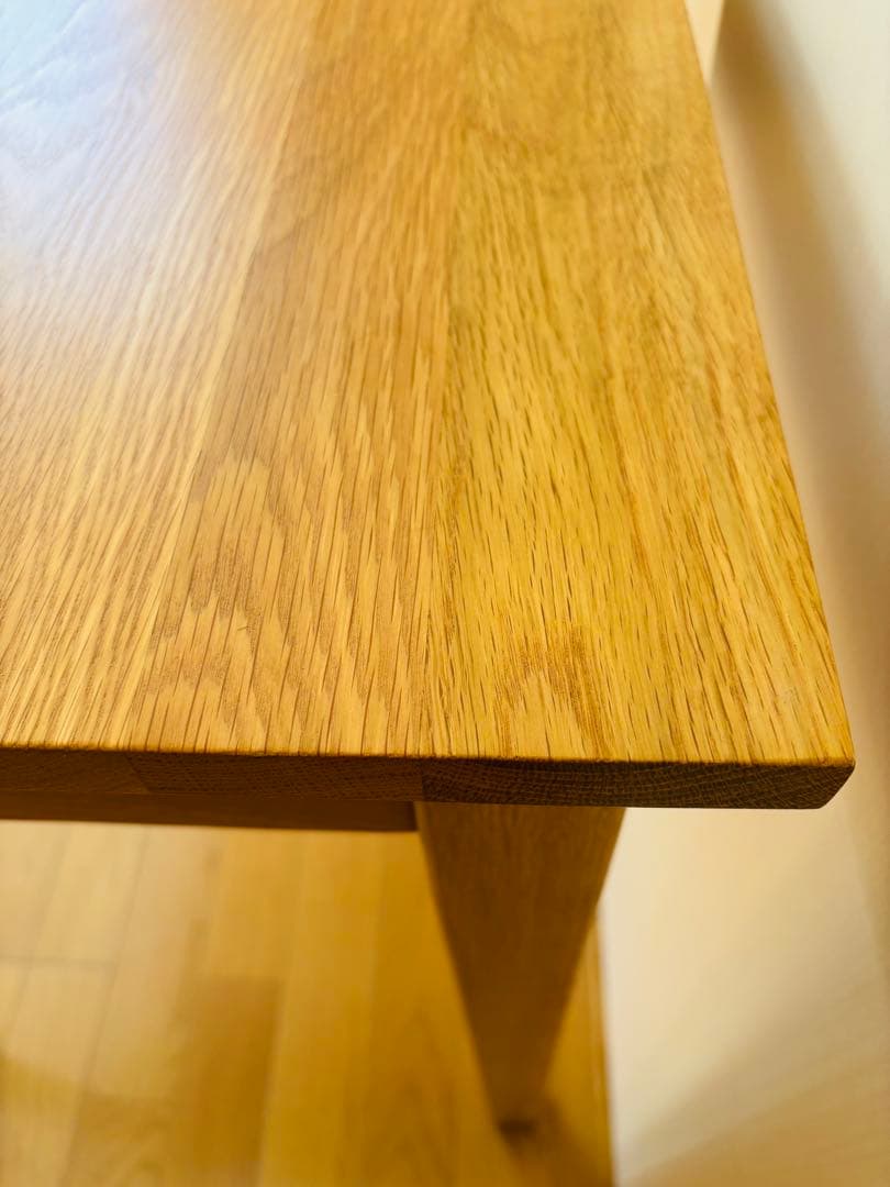 無印良品 オーク材 学習机 勉強机 デスク 廃盤 天然木