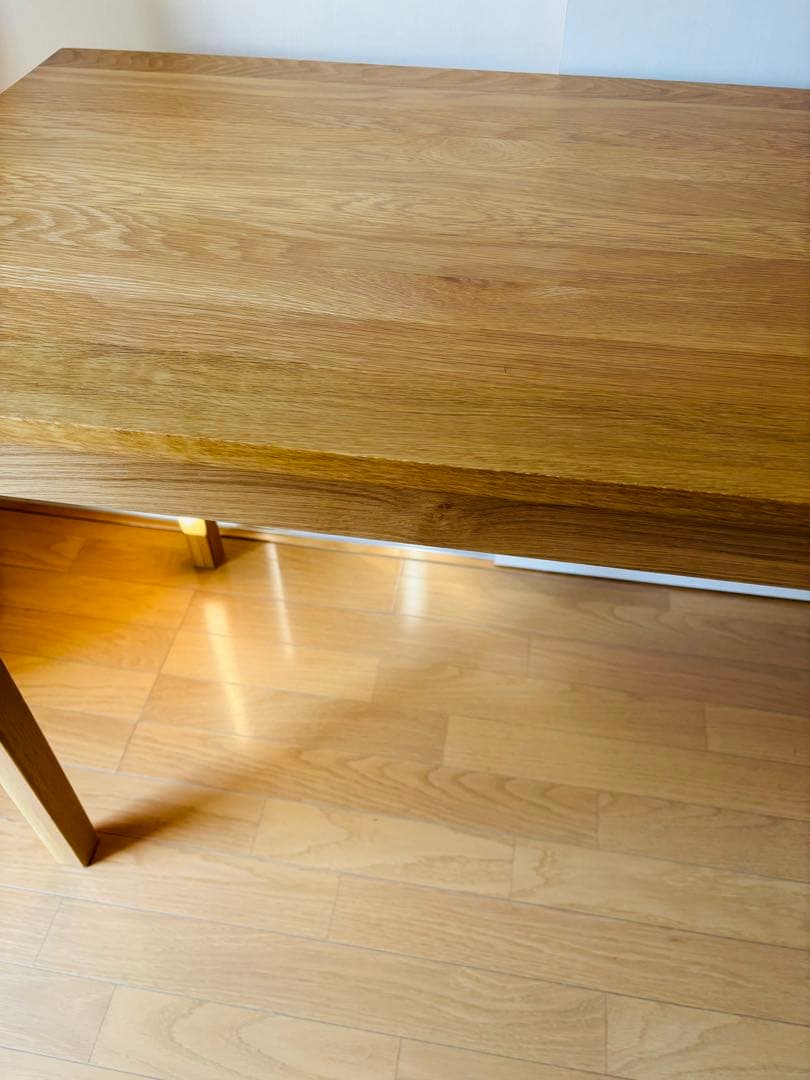 無印良品 オーク材 学習机 勉強机 デスク 廃盤 天然木