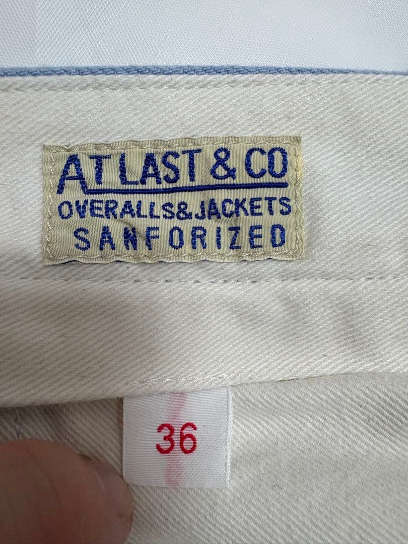 パンツ AT LAST&CO SKY BLUE DENIM WORK PANT