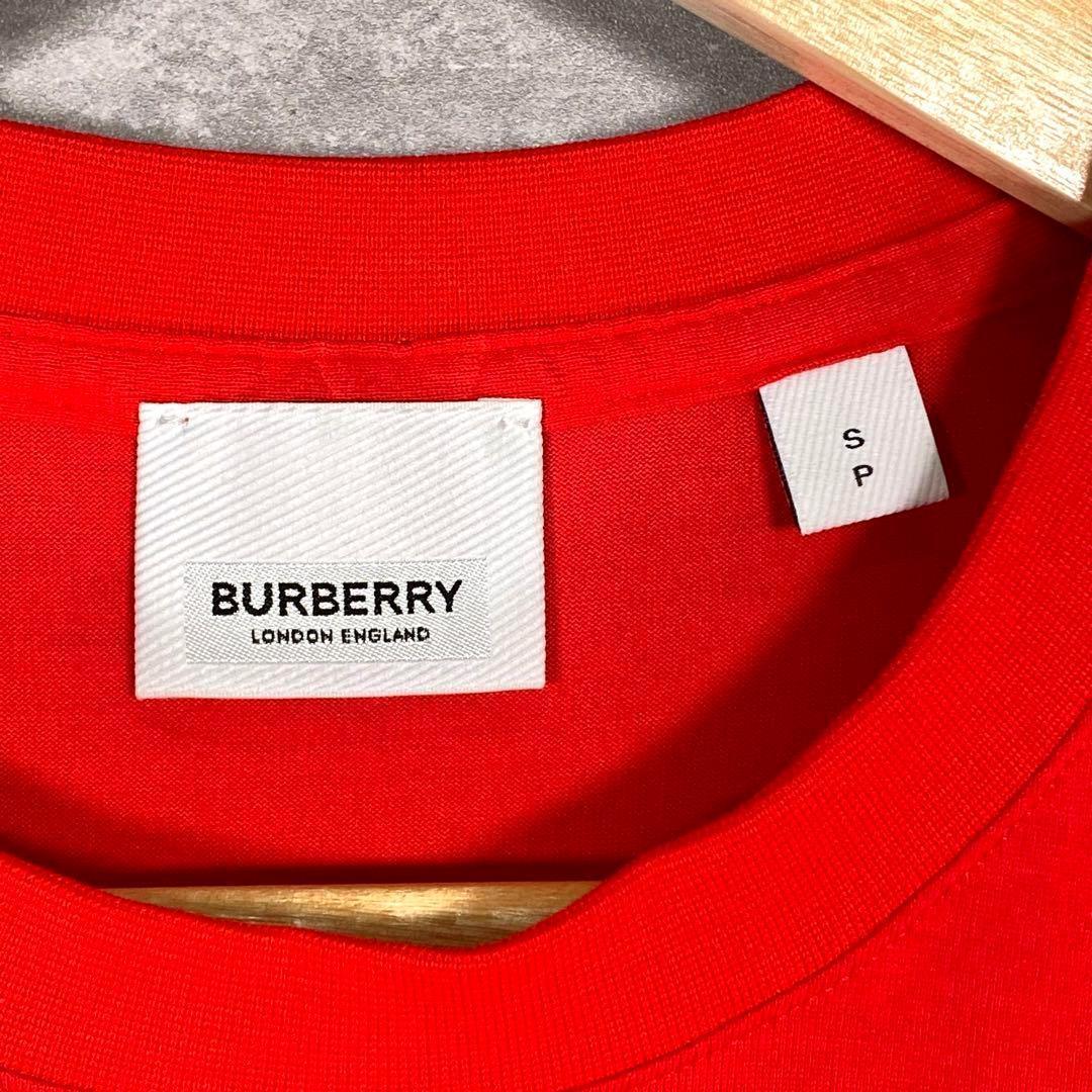 『BURBERRY』バーバリー (S) クルーネック半袖Tシャツ