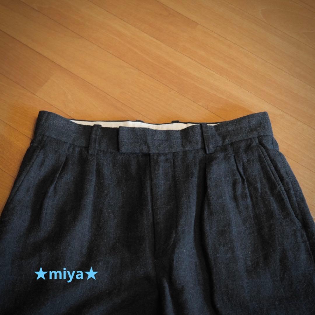 パンツ A.PRESSE / Wide Tapered Trousers / 23SS