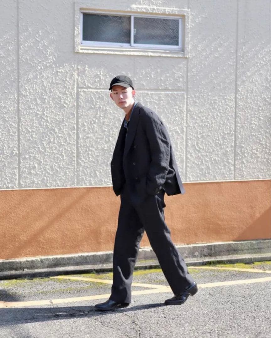 パンツ A.PRESSE / Wide Tapered Trousers / 23SS