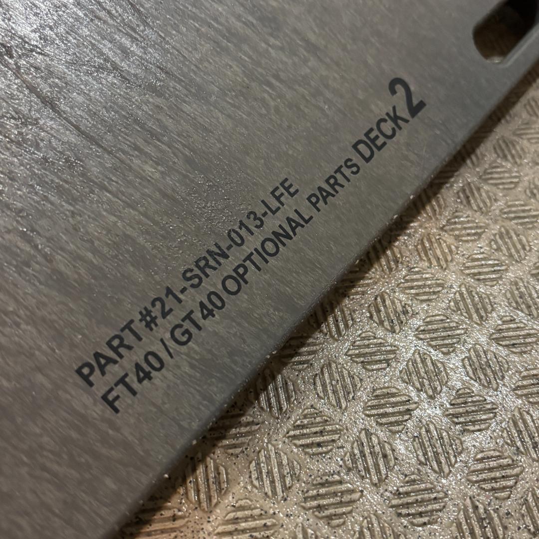 【USED】3点セット LOCKFIELD GT40 DECK2 SBSキット