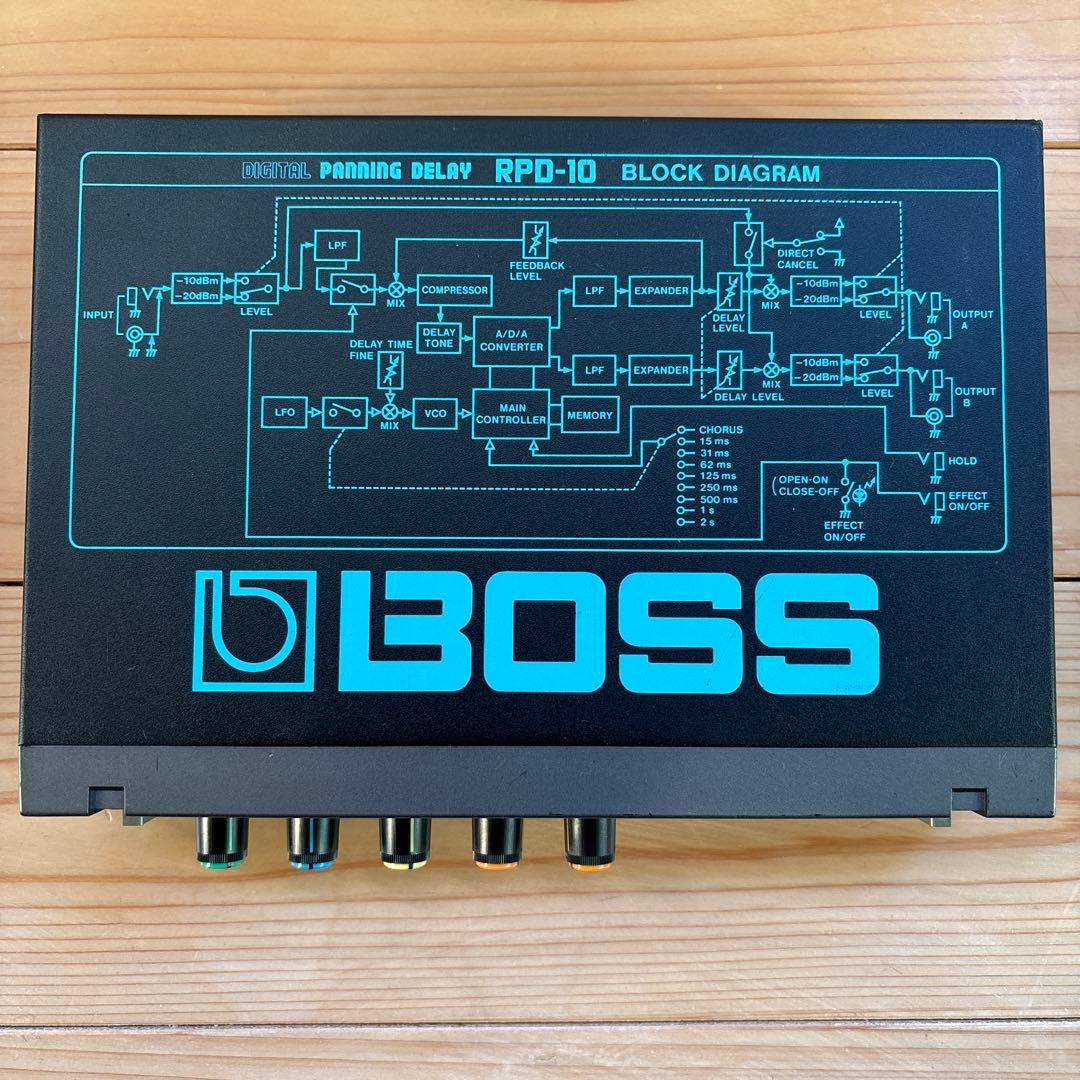 BOSS RPD-10 デジタル・パンニング・ディレイ　ハーフラック