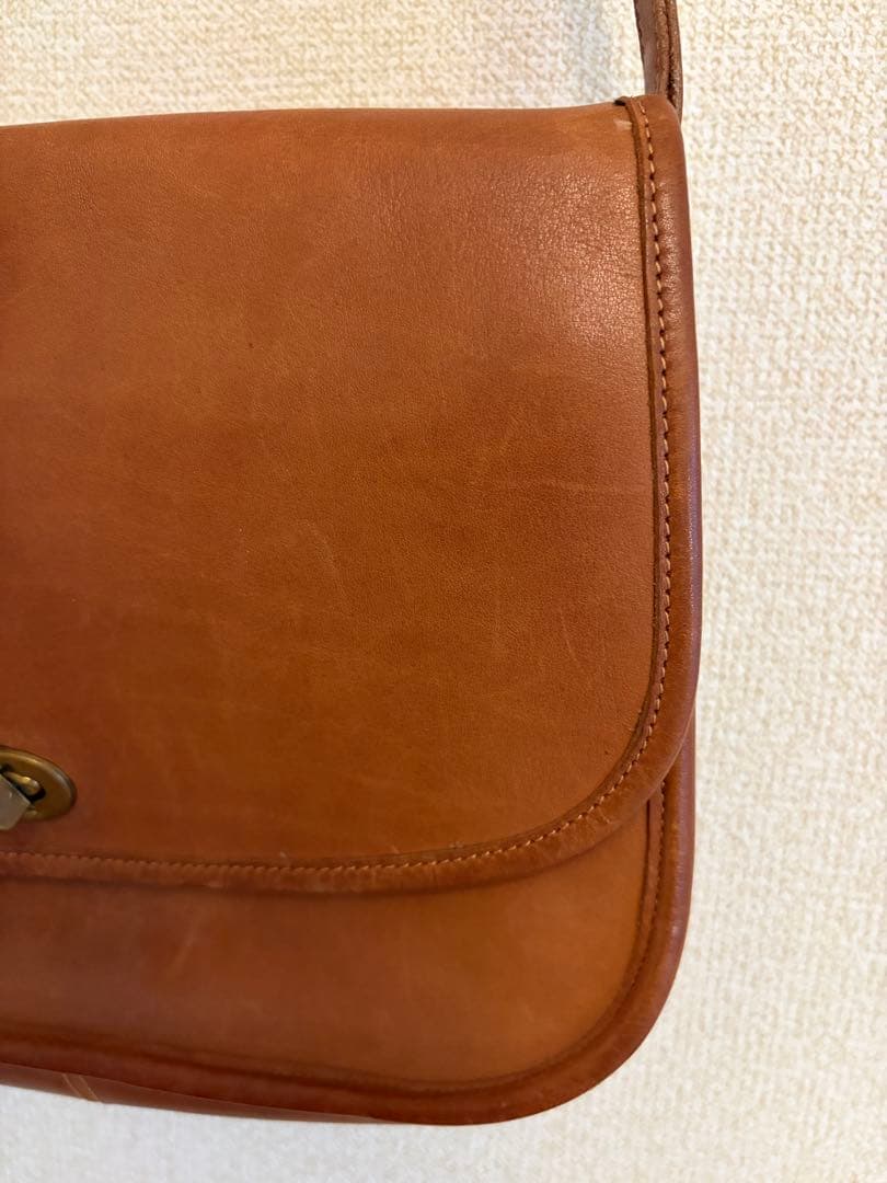 美品 オールドコーチ ショルダーバッグ ターンロック USA製 COACH
