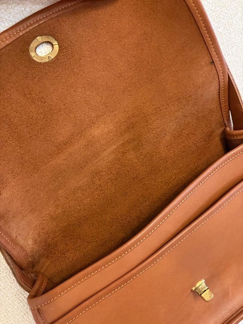 美品 オールドコーチ ショルダーバッグ ターンロック USA製 COACH