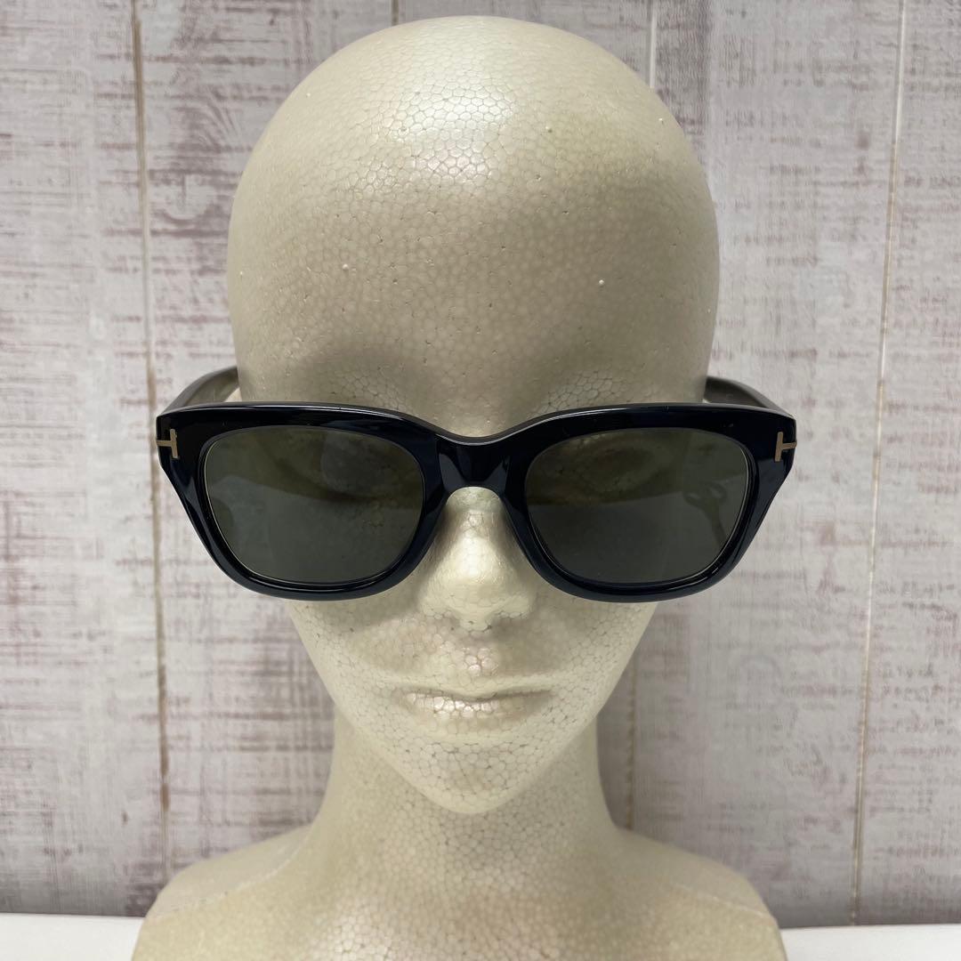 あ*さ様 TOM FORD ブラックフレーム　度入りサングラス ケース付き