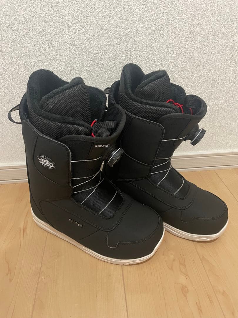 SIMS スノーボードブーツ ブラック BOA