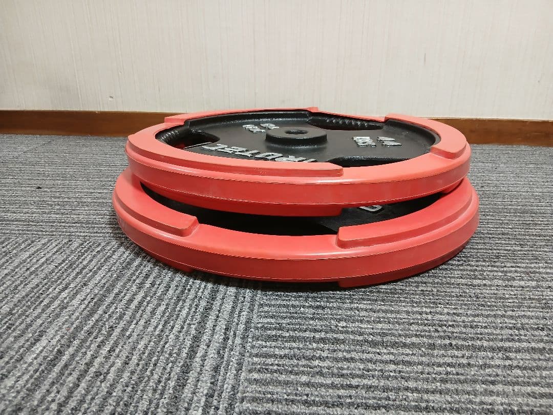 ② iROTEC バーベル　プレート 20kg x 1 枚