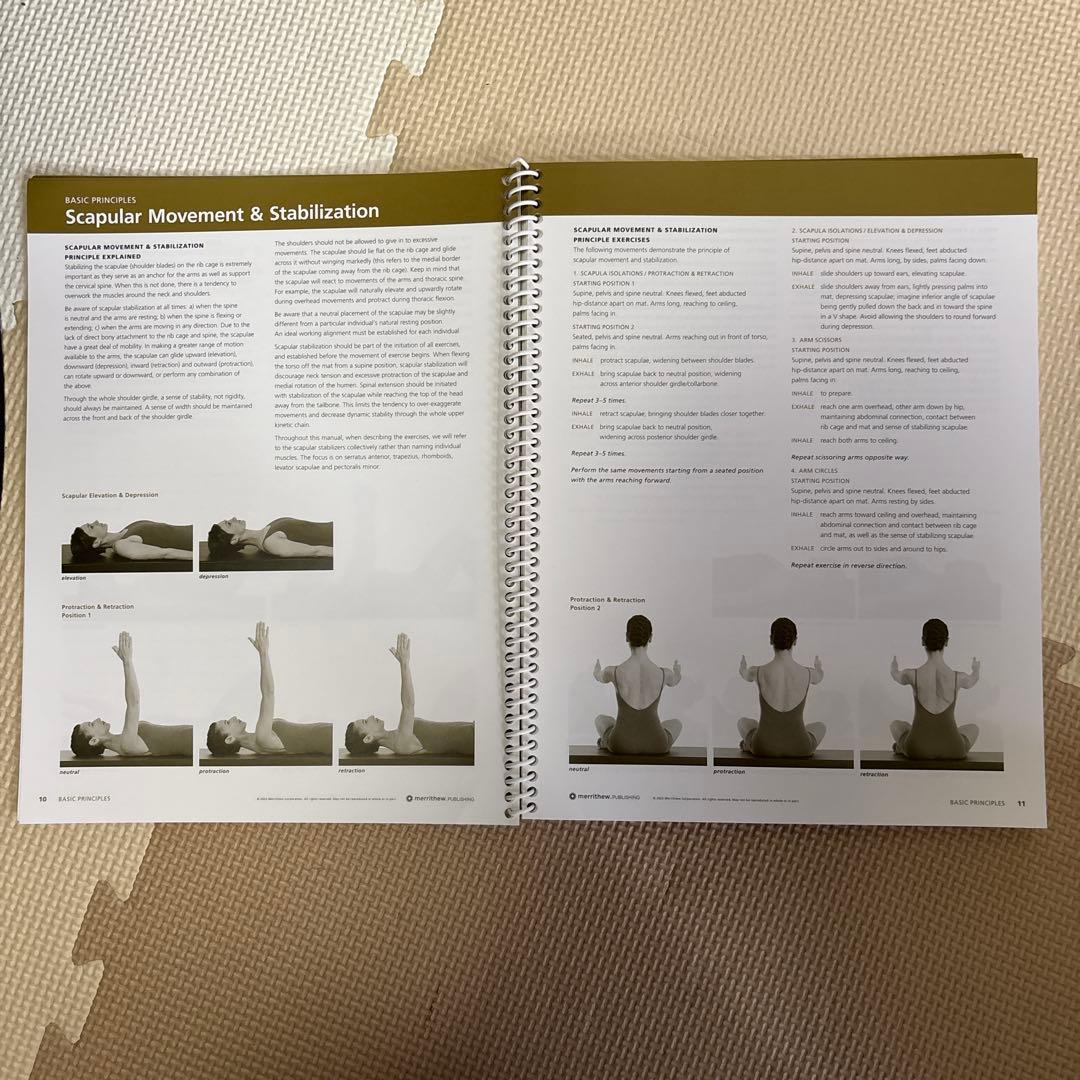 Stott Pilates Essential Reformer 英語マニュアル